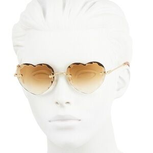 CHLOÈ HEART SHAPED SUNGLASSES
